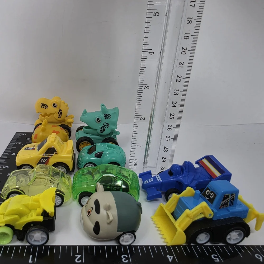 Plastic Toy Pullback Cars Lot
